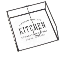 Boîte à serviettes de cuisine transparente - DCasa
