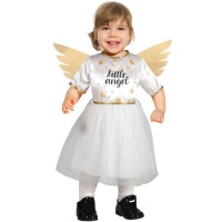 Disfraz de ángel con estrellas para bebé