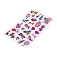 3D Beauty Stickers Oh la la la - 1 feuille