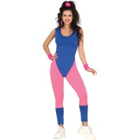 Costume de gymnaste des années 80 pour femmes