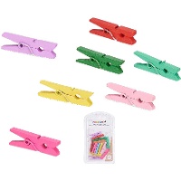 Pinces multicolores petites - 13 unités