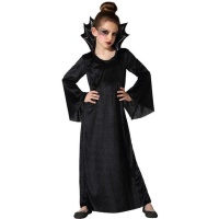 Costume de Veuve Noire avec collier pour filles