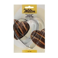 Emporte-pièces en forme de coeur emboîtés - Wilton - 3 unités