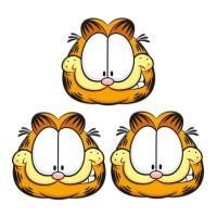 Masques Garfield - 6 pièces