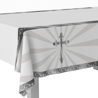 Nappe de première communion en argent