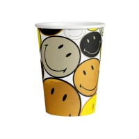 Gobelets Mouvement Smiley 250 ml - 8 unités