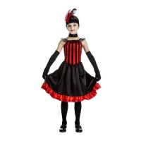 Costume canin rouge et noir pour bébé