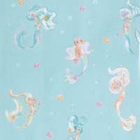 Tissu de popeline de coton Mermaids - Katia