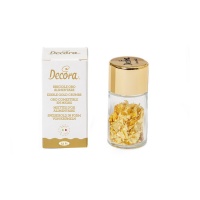Miettes d'or comestible 23 carat 0,125 g - Decora
