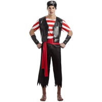 Costume de pirate avec bandana pour hommes