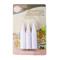 Brochettes de fleurs - Pastkolor - 6 pcs.