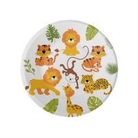 Assiettes Happy Jungles 18 cm - 8 pcs.