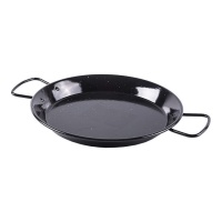 Poêle à paella 30 cm en acier vitrifié - Belseher