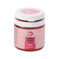 Gel colorant concentré Extra Rouge 50 gr - Pastkolor