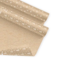 Papier cadeau kraft de Noël 70 cm x 2 m