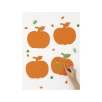 Des citrouilles amusantes à gratter et à dessiner