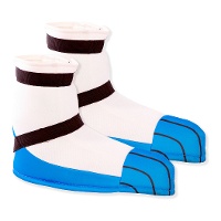 Couvre-bottes d'astronaute bleu pour enfant