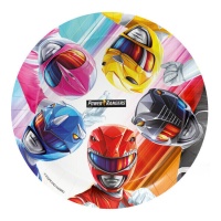 Power Rangers Assiettes 23 cm - 8 pièces