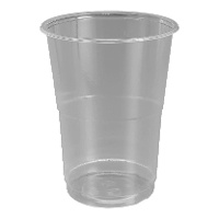 Gobelets de 500 ml en plastique transparent - 25 unités