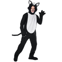 Costume de chat avec gants pour hommes