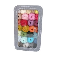 Kit de 30 balles pour amigurumis avec étui - Casasol