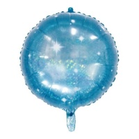 Ballon rond Galactic Aqua 61 cm - Conver Party