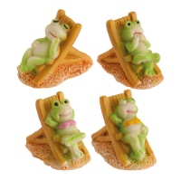 Figurines pour gâteau grenouille 3 cm - Dekora - 50 pcs.