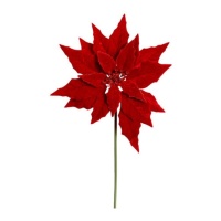 Branche de poinsettia décorative 62 cm - 1 pc.