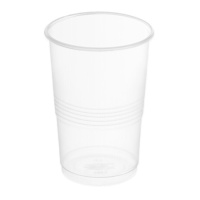 Gobelet 1 L en plastique transparent - 50 unités