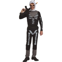 Costume de squelette dansant avec capuche pour enfants