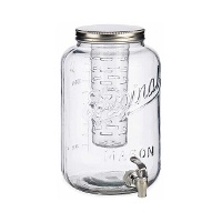 Carafe de 8 L avec refroidisseur argenté