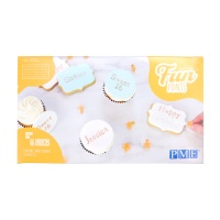 Set de tampons lettres, chiffres et symboles Font 2 - PME - 66 pcs.