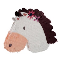 Piñata 3D de cheval de 50 x 50 cm - 1 unité