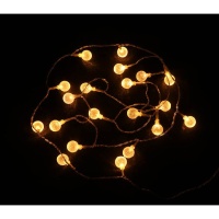 Guirlande lumineuse de 2,30 m en forme de boule - 20 leds