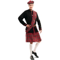 Costumes écossais à bandes pour hommes