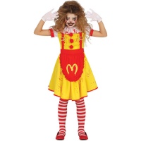 Costume de clown Mckiller pour filles