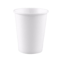 Gobelets en carton blanc biodégradable de 350 ml - 10 pièces.