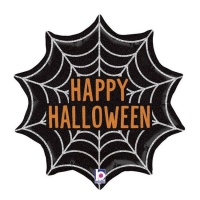 Ballon toile d'araignée d'Halloween 46 cm - Grabo
