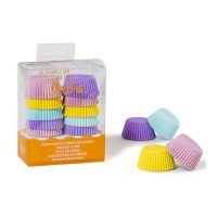 Capsules pour mini cupcakes aux couleurs pastel - Decora - 200 unités