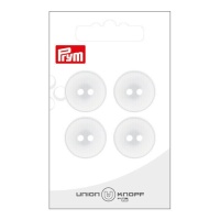 Boutons blancs de 2 cm avec deux trous - Prym - 4 pcs.