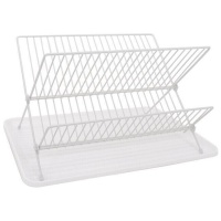 Porte-vaisselle 43 x 26 x 35 cm blanc