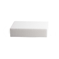 Base carré en polystyrène 20 x 20 x 5 cm - Decora