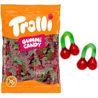 Cerises gélifiées - Trolli - 1 kg