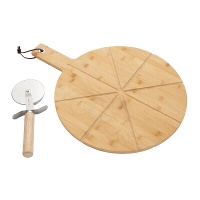 Plateau de pizza de 37 cm avec coupe-pizza