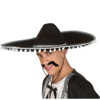 Chapeau mexicain noir pour adultes
