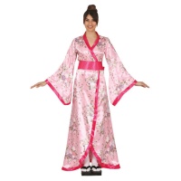 Costume de geisha à fleurs pour femmes
