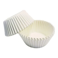 Mini capsules blanches pour cupcake - PME - 100 pcs.