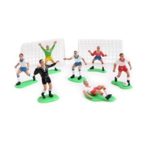 Décoration de gâteau de football avec arbre - Scrapcooking - 9 pcs.