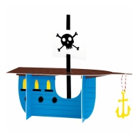 Centre de table bateau pirate