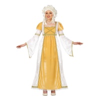 Costume de courtisane blanche pour femmes